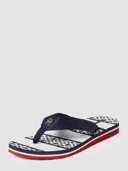 Zehentrenner mit Label-Applikation von Tommy Hilfiger Blau - 5
