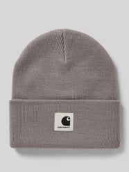 Beanie mit Label-Patch Modell 'Ashley' von Carhartt Work In Progress Grau - 20