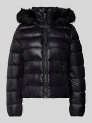 Steppjacke mit Kunstfellbesatz Kapuze Modell 'GLOSS' von Tommy Hilfiger Schwarz - 29