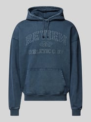 Hoodie mit Kapuze von REVIEW Blau - 40