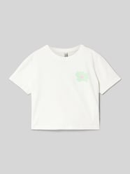 Cropped T-Shirt mit Motiv-Print von Blue Effect - 46