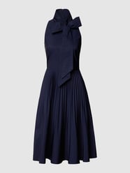 Cocktailkleid in Midilänge mit Schluppe von Lauren Dresses Blau - 43