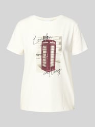 T-shirt met motiefprint van comma - 17