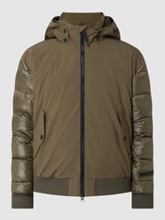 Daunenjacke mit abnehmbarer Kapuze Modell 'Yoel' von FIRE + ICE Grün - 29