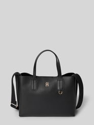 Torba tote z aplikacją z logo z metalu od Tommy Hilfiger - 6