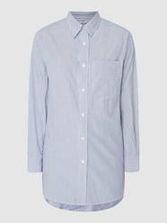 Oversized Bluse aus Baumwolle Modell 'Brisa' von mbyM Blau - 39