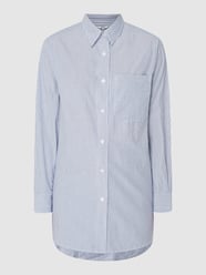 Oversized Bluse aus Baumwolle Modell 'Brisa' von mbyM Blau - 44