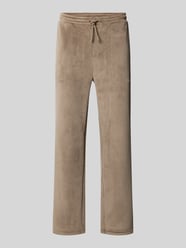 Regular Fit Sweathose mit Seitenschlitz von BOSS Green Beige - 1