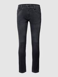 Slim Fit Jeans mit Kontrastnähten von MAC Grau - 15