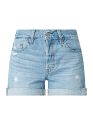 Jeansshorts aus Baumwolle Modell '501™' von Levi's® Blau - 12