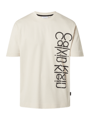 T-Shirt mit Logo von CK Calvin Klein Beige - 25