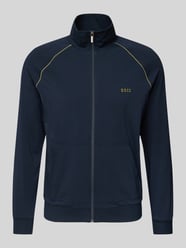Bluza rozpinana z wyhaftowanym logo model ‘Mix&Match’ od BOSS - 25