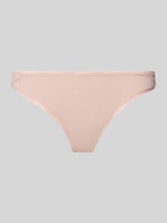 String mit Spitzenbesatz Modell 'ATTRACTION BRAZILIAN' von Calvin Klein Underwear Beige - 22