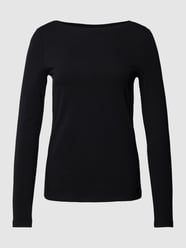 Longsleeve mit U-Boot-Ausschnitt von Montego Schwarz - 43