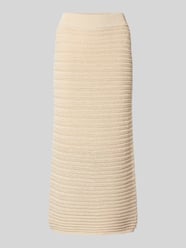 Strickrock mit elastischem Bund von OPUS Beige - 16