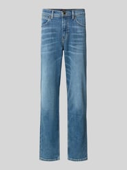 tapered fit jeans van katoenmix model 'David' van Lee - 1