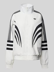 Trainingsjacke mit Logo-Stitching von adidas Originals Weiß - 10