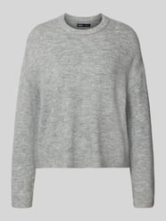 Sweter z dzianiny o kroju regular fit z okrągłym dekoltem model ‘SIMONI’ od ONLY - 33