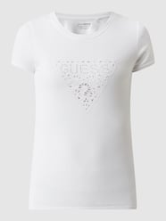 T-Shirt mit Lochstickerei von Guess - 1