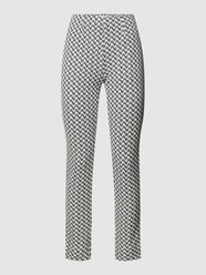 Broek met all-over motief, model 'PENNY' van Raffaello Rossi - 2