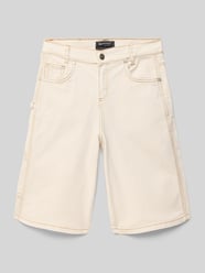 Szorty jeansowe o kroju regular fit z 5 kieszeniami od Blue Effect - 30