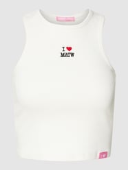 MATW X REVIEW  - Tanktop in Ripp-Optik von Review X MATW Weiß - 12
