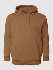 PLUS SIZE Hoodie  mit Kapuze Modell 'STAR' von Jack & Jones Plus Braun - 23