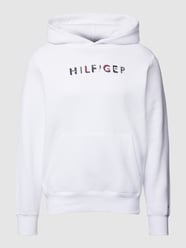 Hoodie mit Label-Print von Tommy Hilfiger Weiß - 36