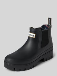 Boots mit Label-Patch Modell 'Halton Chelsea Welly' von Barbour - 26