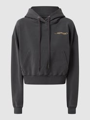 Korte hoodie met kangoeroezak  van Ed Hardy Grijs / zwart - 34