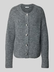 Cardigan mit Rundhalsausschnitt Modell 'Miller' von B.Young Grau - 43