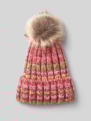 Strickmütze mit Woll-Anteil und Bommel von Kurt Beines - 12