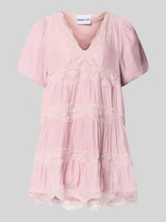 Minikleid mit Spitzenbesatz von DAISY STREET Pink - 24