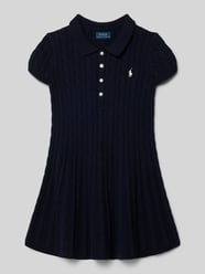 Strickkleid mit Zopfmuster und Label-Stitching von Polo Ralph Lauren Teens - 21