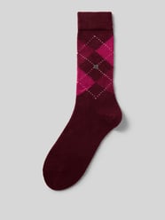 Socken mit Logo-Applikation Modell 'WHITBY' von Burlington Bordeaux - 20