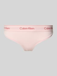String met elastische band en labeldetails van Calvin Klein Underwear Fuchsia - 10