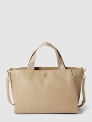 Torba tote z aplikacją z logo model ‘TOMMY LIFE TOTE’ od Tommy Hilfiger Beżowy - 24