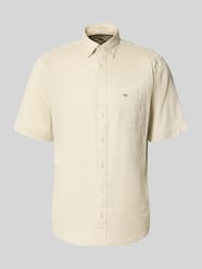Koszula casualowa o kroju slim fit z mieszanki lnu i bawełny od Fynch-Hatton - 10