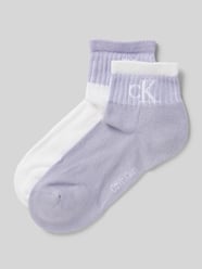 Sneakersocken mit Label-Print im 2er-Pack von Calvin Klein Jeans - 20