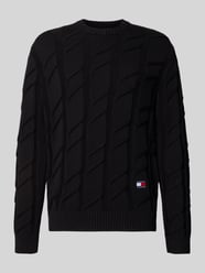 Sweter z dzianiny o kroju regular fit z czystej bawełny od Tommy Jeans - 27