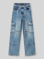 Regular Fit Jeans mit Cargotaschen von Blue Effect Blau - 35