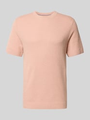 Strickshirt mit Rundhalsausschnitt Modell 'RILEY' von JACK & JONES Premium Pink - 6