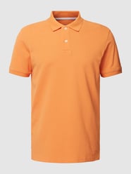 Poloshirt van katoen met polokraag, model 'SUS' van Esprit Oranje - 7