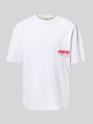 T-shirt z nadrukiem z logo od POMPEII BRAND - 6
