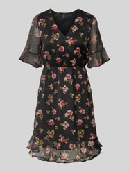 Tailliertes Minikleid mit V-Ausschnitt Modell 'SMILLA' von Vero Moda - 45
