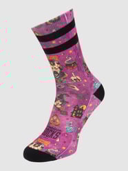Socken mit Allover-Muster  von American Socks Lila - 9