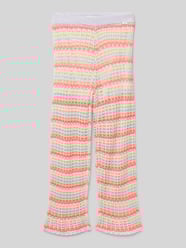 Gebreide wide leg broek van viscosemix van Tom Tailor - 2