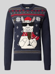 Strickpullover im Allover-Look von Montego - 42