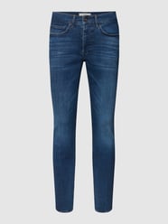 Straight Fit Jeans im Used-Look Modell 'CHRIS' von Brax Blau - 3