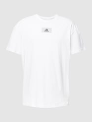 T-Shirt mit Logo-Print von ADIDAS SPORTSWEAR Weiß - 36